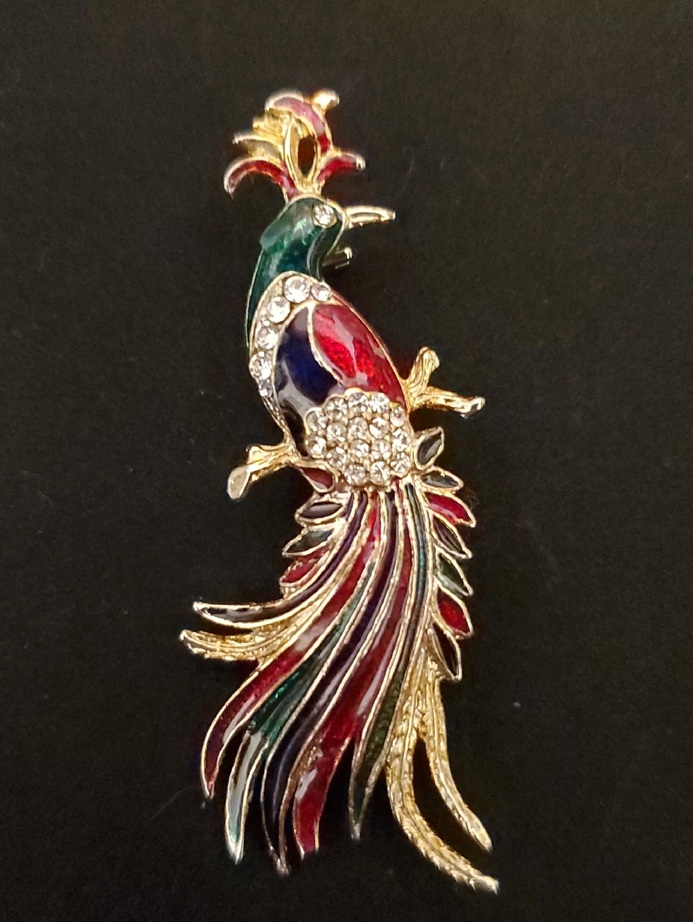Gorgeous Peacock Brooch